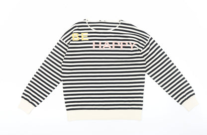 Womens UK Size 12 M&Co Black Pullover Jumper