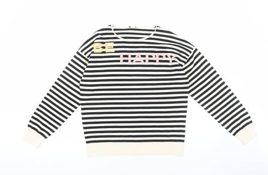 Womens UK Size 12 M&Co Black Pullover Jumper
