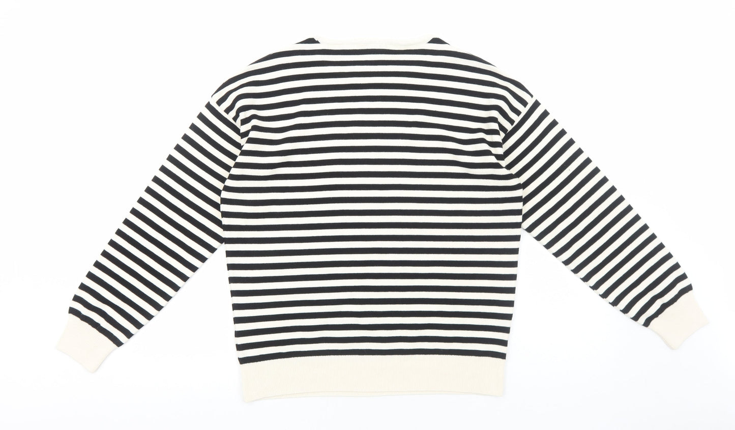 Womens UK Size 12 M&Co Black Pullover Jumper