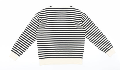 Womens UK Size 12 M&Co Black Pullover Jumper