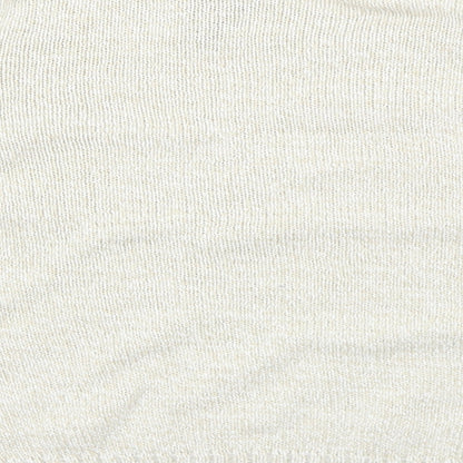 H&M Womens Beige Round Neck Acrylic Pullover Jumper Size L