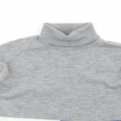 Womens UK Size M Peacocks Grey Pullover Jumper