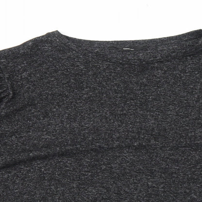 George Womens Black Round Neck Polyester Pullover Jumper Size 2XL