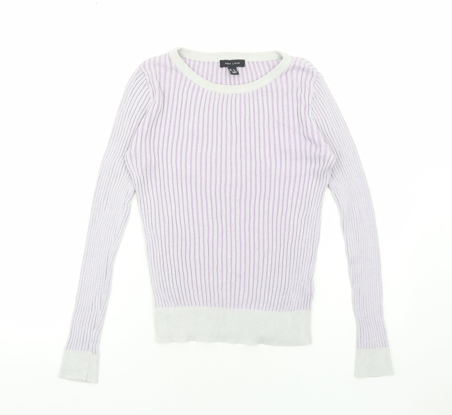 Womens UK Size 8 New Look Purple Pullover Jumper