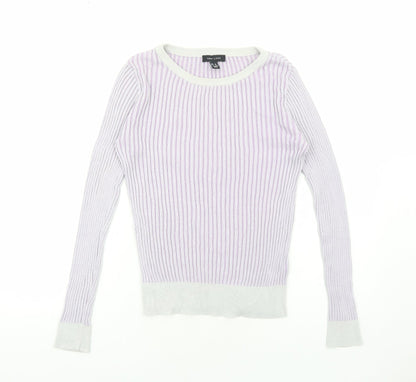Womens UK Size 8 New Look Purple Pullover Jumper