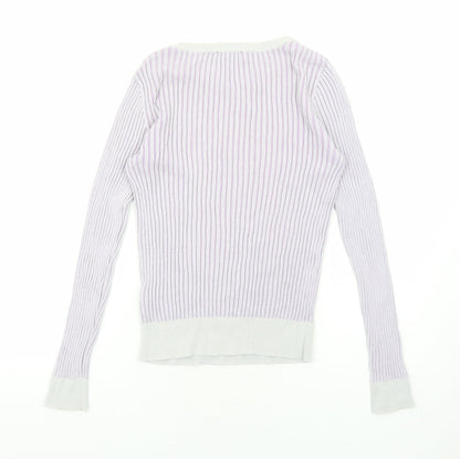 Womens UK Size 8 New Look Purple Pullover Jumper