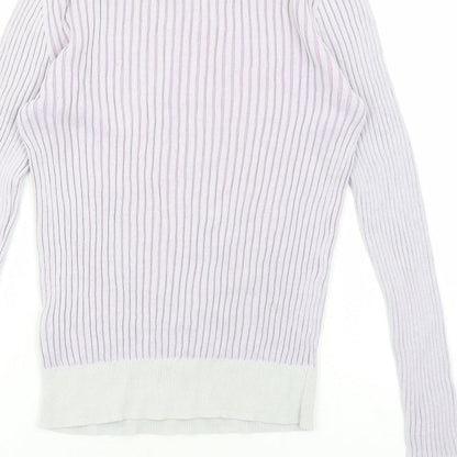 Womens UK Size 8 New Look Purple Pullover Jumper