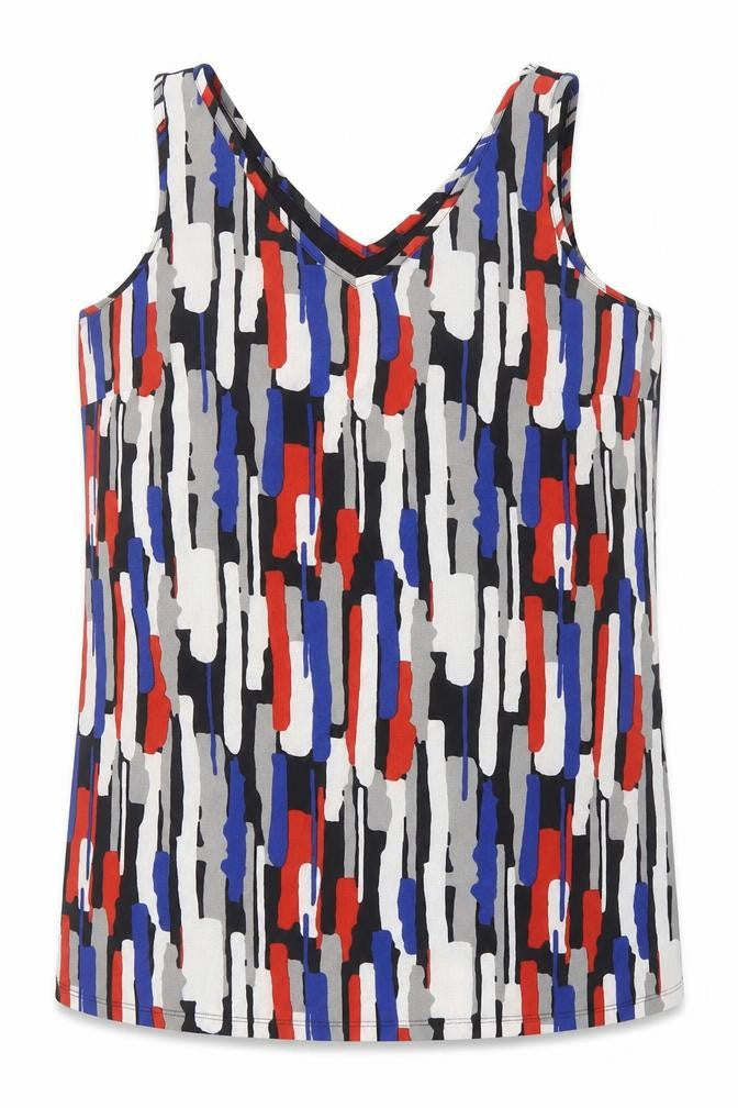 Womens UK Size 14 Matalan Multicoloured Tunic Tank