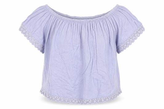 Womens UK Size 8 Select Blue Basic Blouse