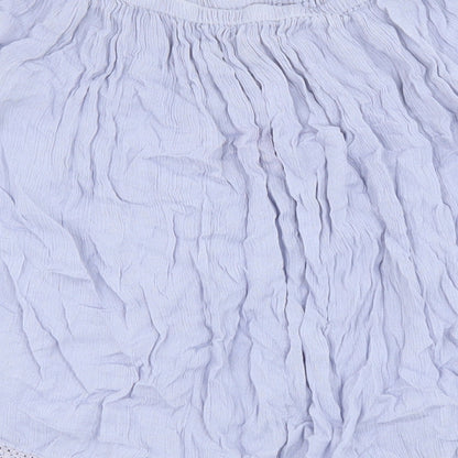 Womens UK Size 8 Select Blue Basic Blouse
