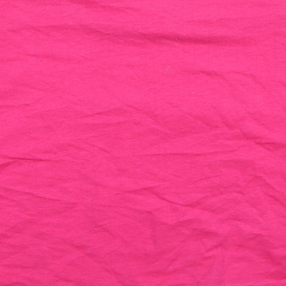 Missguided Womens Pink Cotton Cropped T-Shirt Size 8 Round Neck