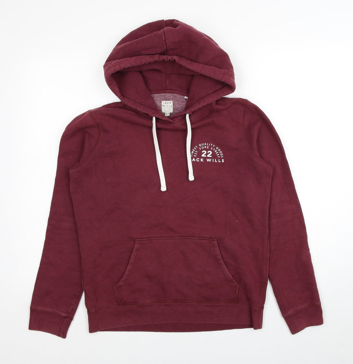 Womens UK Size 6 Jack Wills Red Pullover Hoodie