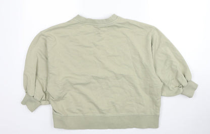 Womens UK Size 10 ASOS Green Pullover Sweatshirt