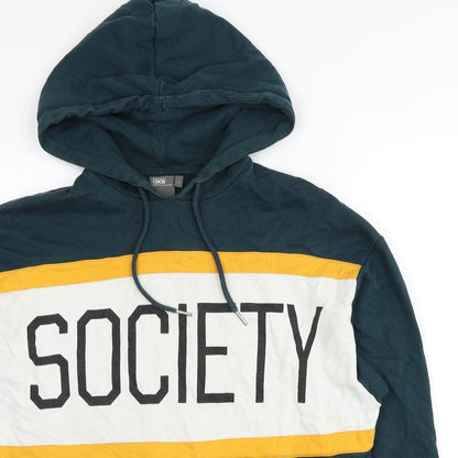 Mens UK Size XS ASOS Green Pullover Hoodie