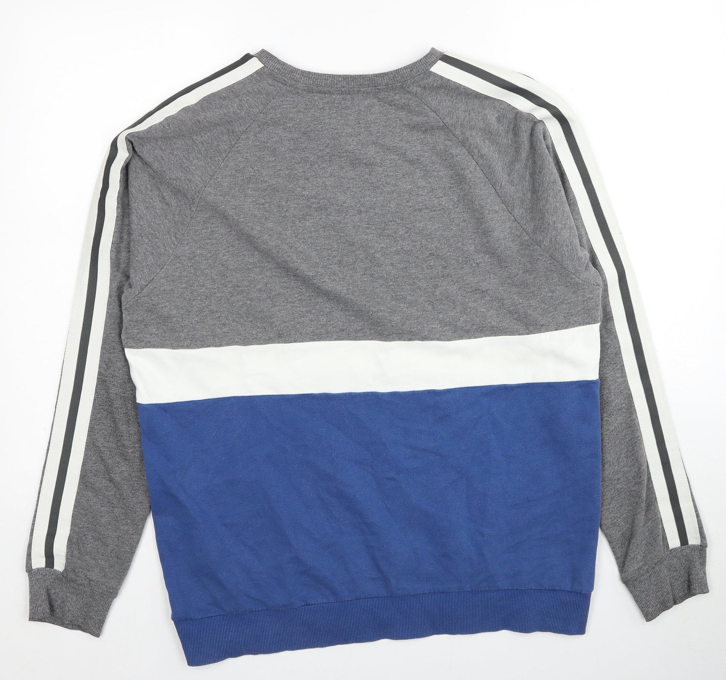 Topman Mens Grey Cotton Pullover Sweatshirt Size L