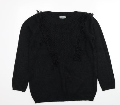 Womens UK Size M Joseph A Black Pullover Jumper
