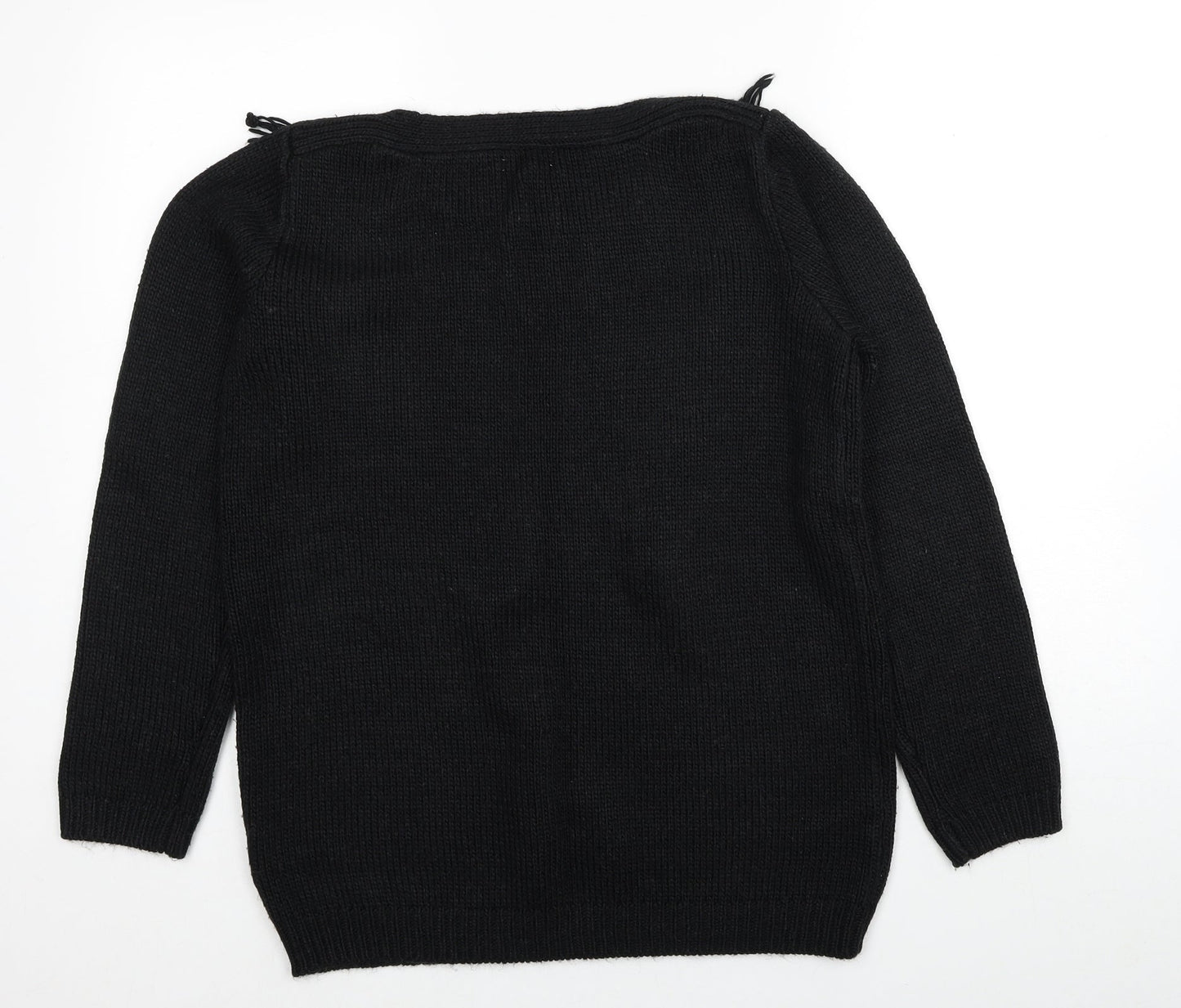 Womens UK Size M Joseph A Black Pullover Jumper