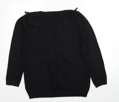 Womens UK Size M Joseph A Black Pullover Jumper