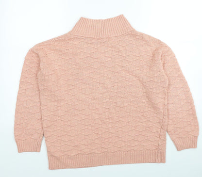 Womens UK Size S NEXT Pink Pullover Jumper