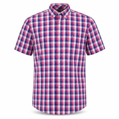 TAILORBYRD Mens Multicoloured Check Cotton Button-Up Size M Collared Button