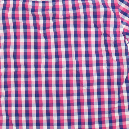 TAILORBYRD Mens Multicoloured Check Cotton Button-Up Size M Collared Button