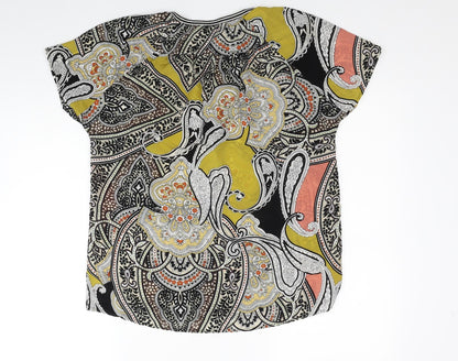 Womens UK Size 10 NEXT Multicoloured Basic T-Shirt