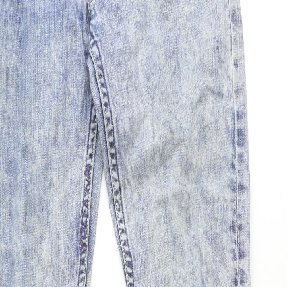 Womens UK Size 28 in Preworn Regular Fit Skinny Blue Jeans