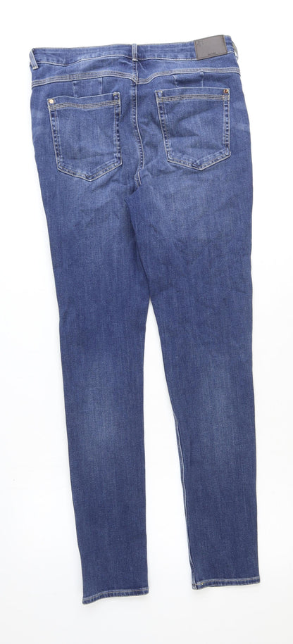 Womens UK Size 31 in Marks and Spencer Regular Fit Skinny Blue Jeans