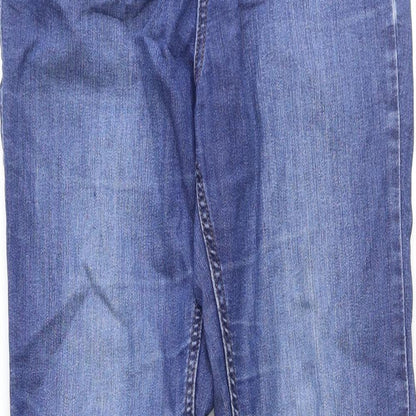 Womens UK Size 8 H&M Regular Fit Straight Blue Jeans