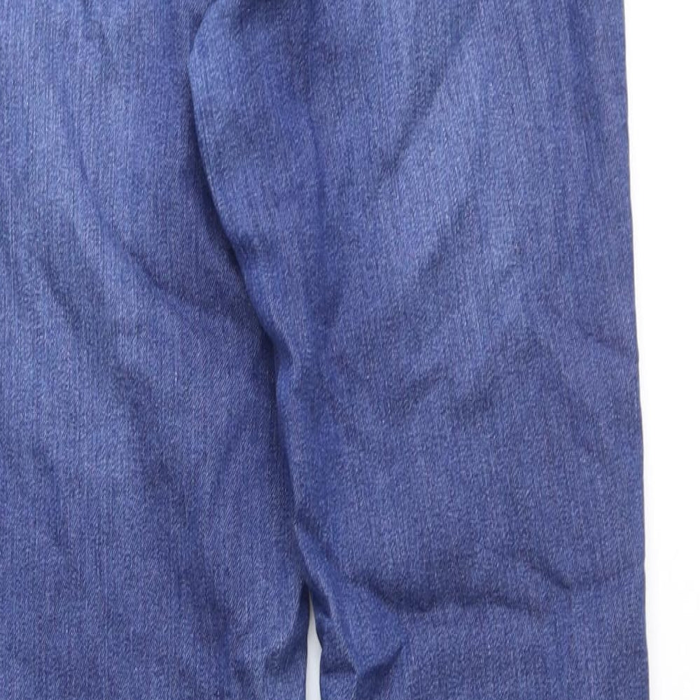 Womens UK Size 8 H&M Regular Fit Straight Blue Jeans