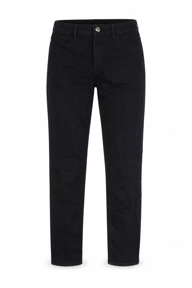 Womens UK Size 30 in Denim Relaxed Fit Straight Black Jeans