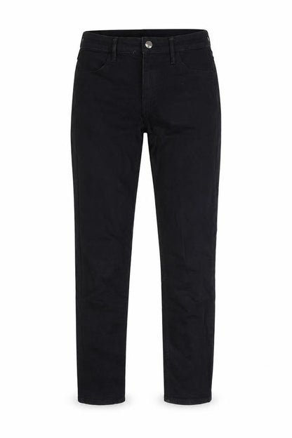Womens UK Size 30 in Denim Relaxed Fit Straight Black Jeans