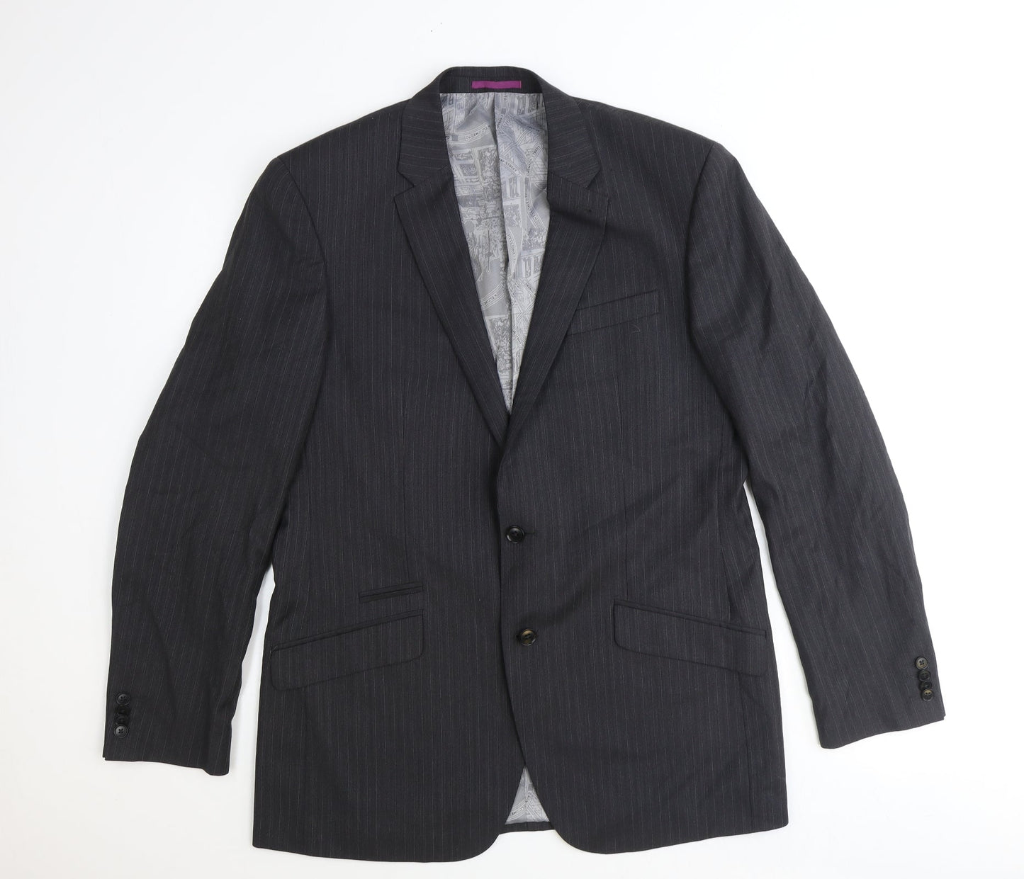 Mens UK Size 42 NEXT Regular Grey Suit Jacket