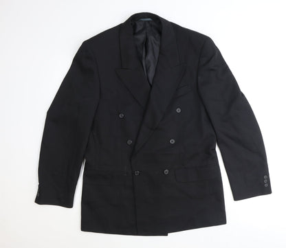 Mens UK Size 40 Burton Regular Black Suit Jacket
