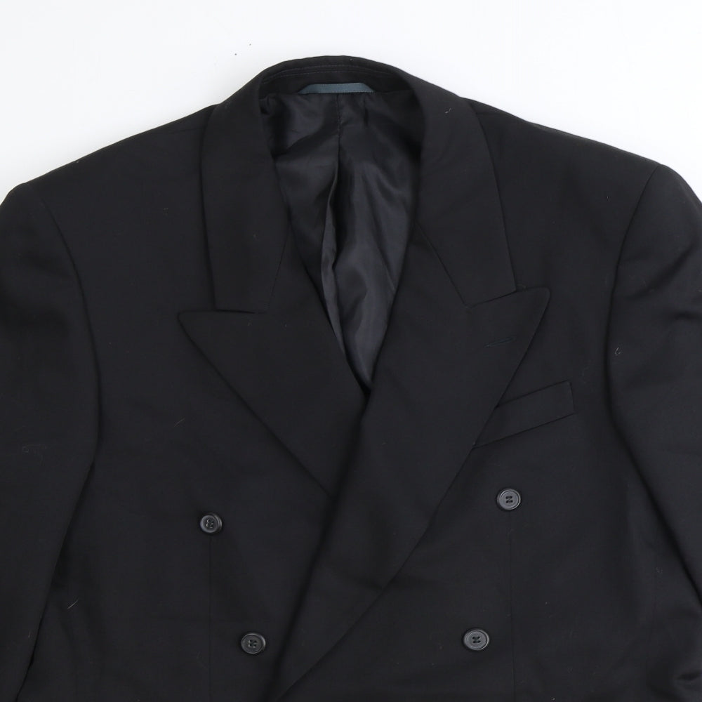 Mens UK Size 40 Burton Regular Black Suit Jacket
