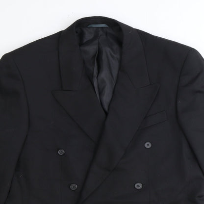Mens UK Size 40 Burton Regular Black Suit Jacket