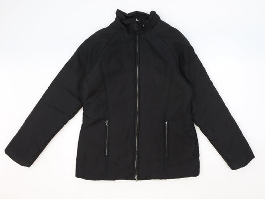 Womens UK Size 12 Style Black Jacket