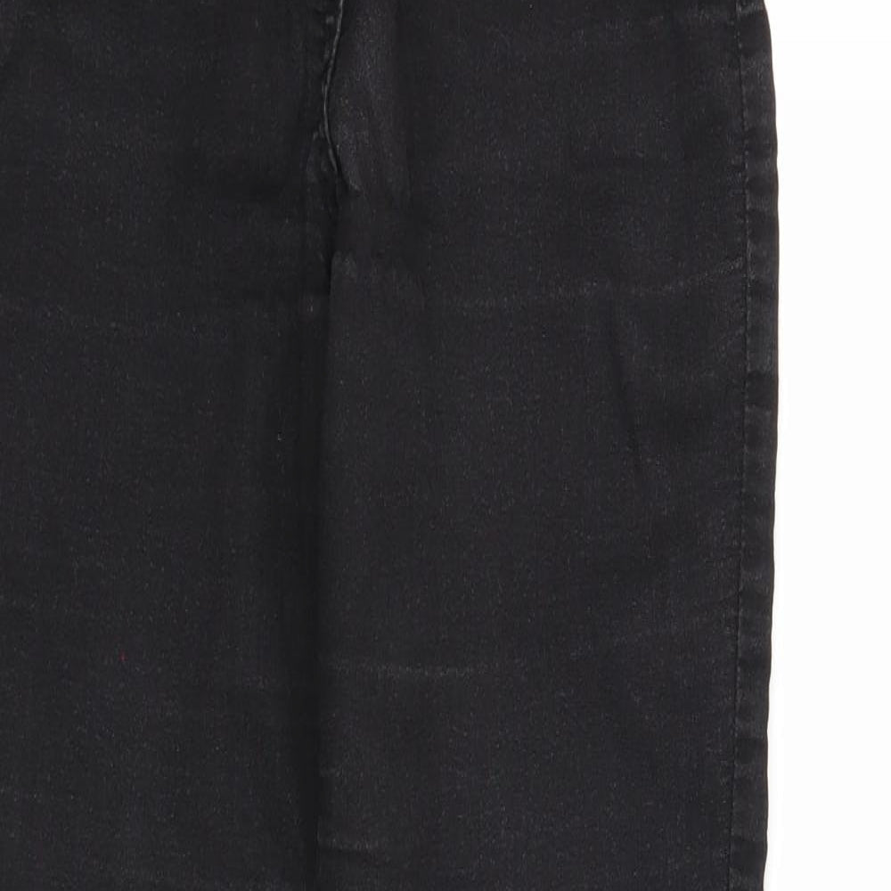 Parisian Womens Black Cotton Skinny Jeans Size 10 Regular Zip