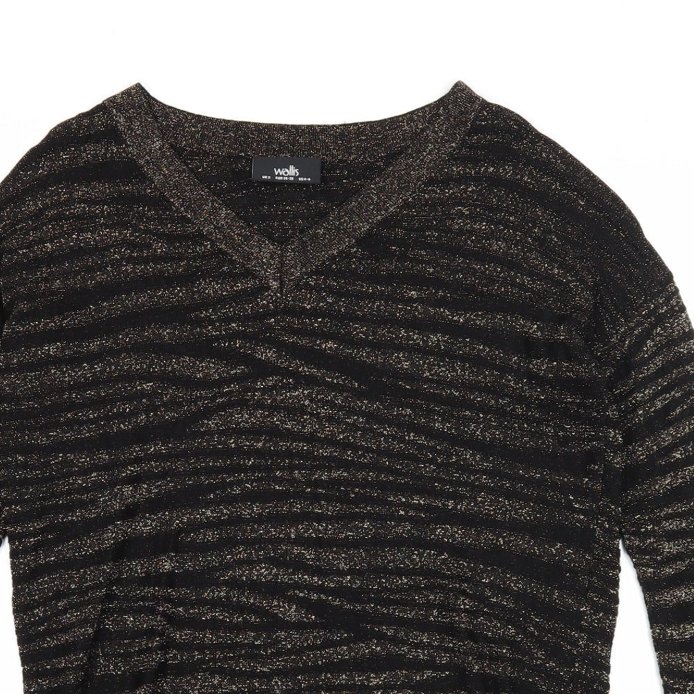 Womens UK Size S Wallis Black Pullover Jumper