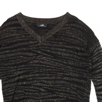 Womens UK Size S Wallis Black Pullover Jumper
