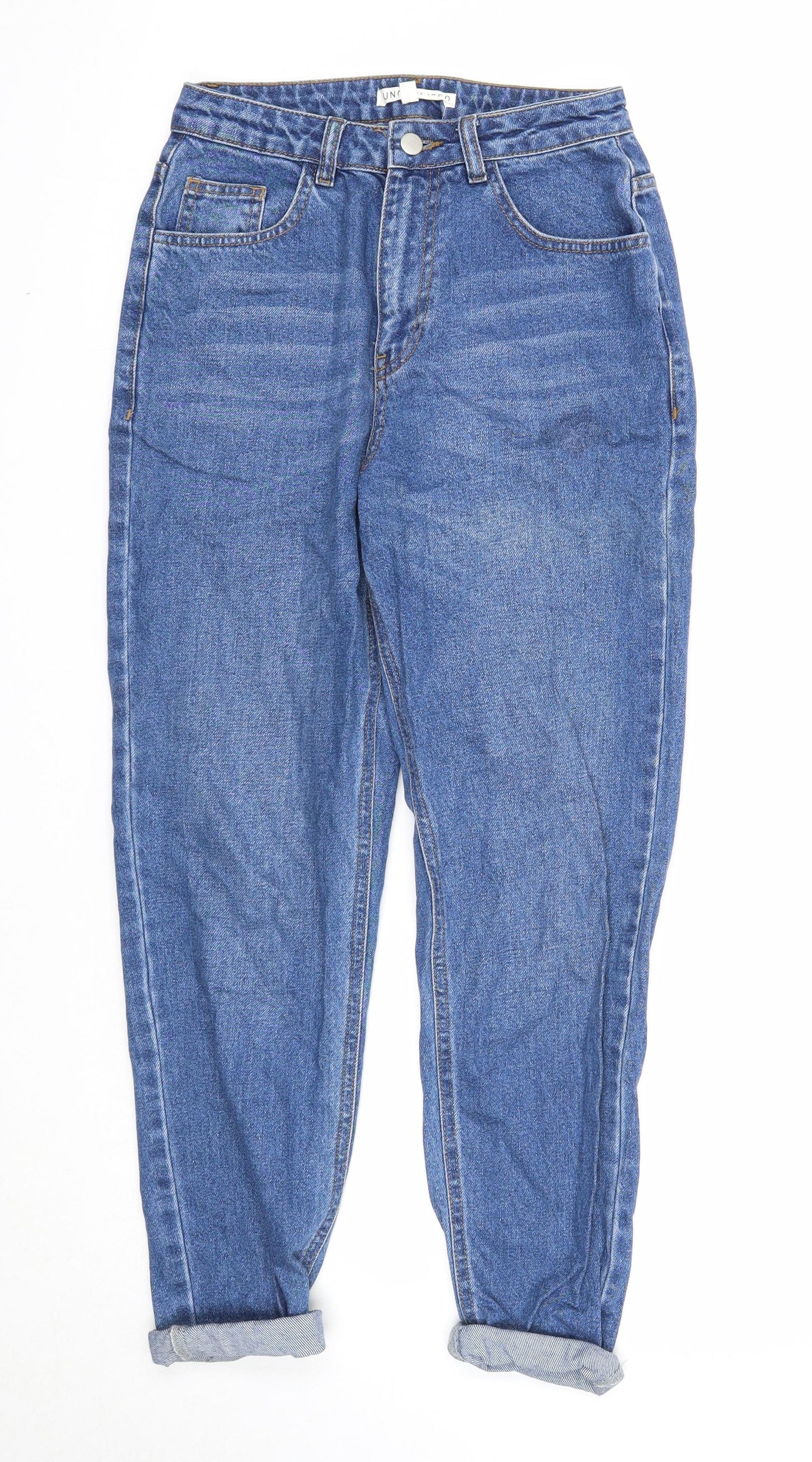 Mens UK Size 26 in Uncivilised Regular Fit Skinny Blue Jeans