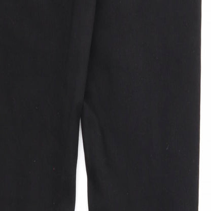 Denim & Co. Womens Black Cotton Skinny Jeans Size 10 Regular Zip