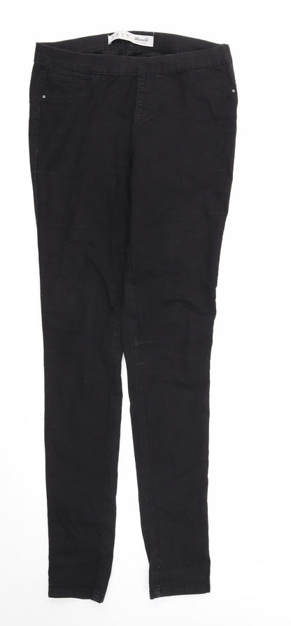 Denim & Co. Womens Black Cotton Jegging Jeans Size 10 Regular