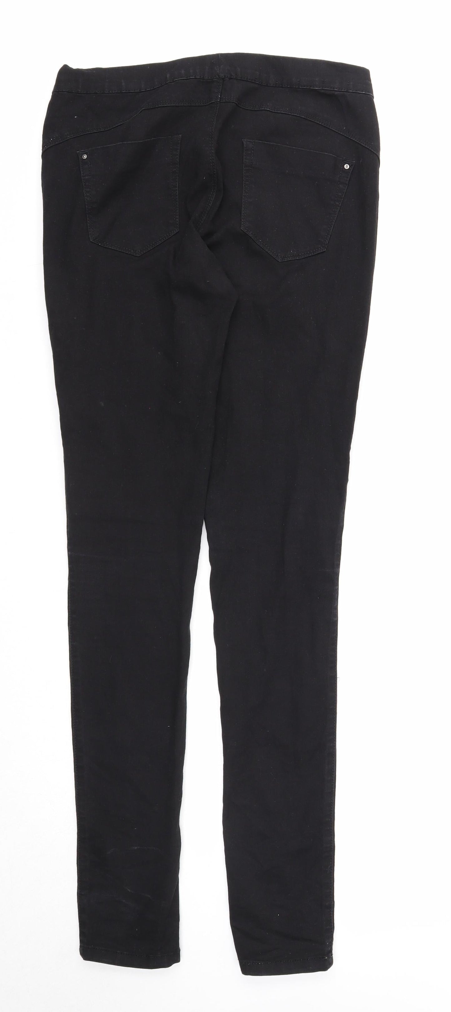 Denim & Co. Womens Black Cotton Jegging Jeans Size 10 Regular