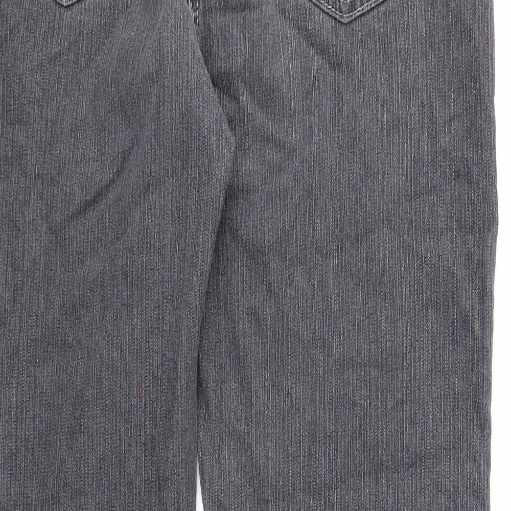 Millers Womens Black Cotton Straight Jeans Size 10 Regular Zip