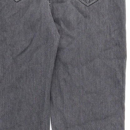 Millers Womens Black Cotton Straight Jeans Size 10 Regular Zip