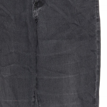 Originals Womens Black Cotton Skinny Jeans Size 14 Regular Zip