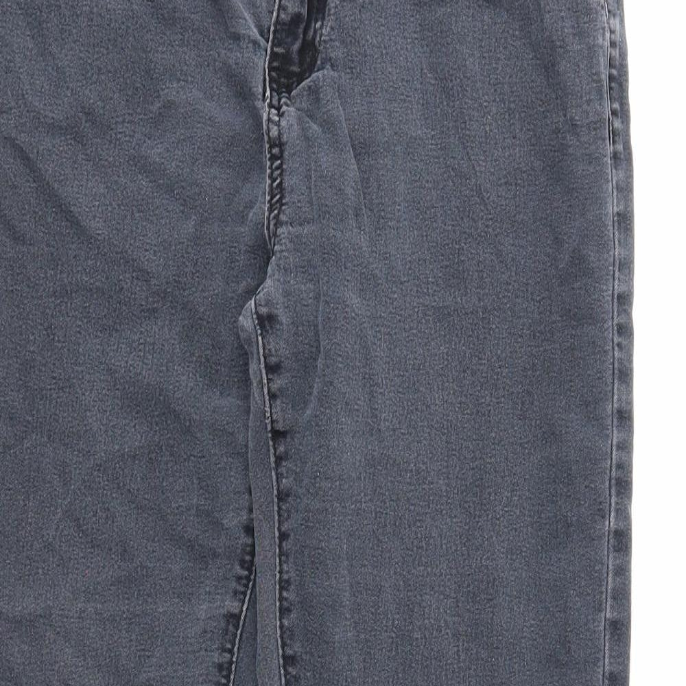 Originals Womens Black Cotton Skinny Jeans Size 12 Regular Zip