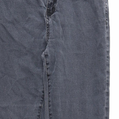 Originals Womens Black Cotton Skinny Jeans Size 12 Regular Zip