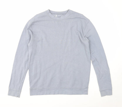 Topman Mens Grey Cotton Pullover Sweatshirt Size S